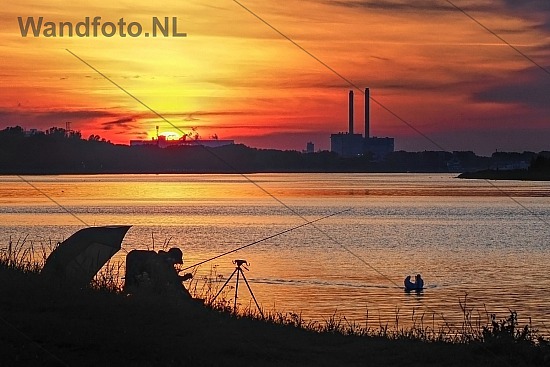 Zonsondergang Noordzeekanaal Buitenhuizen